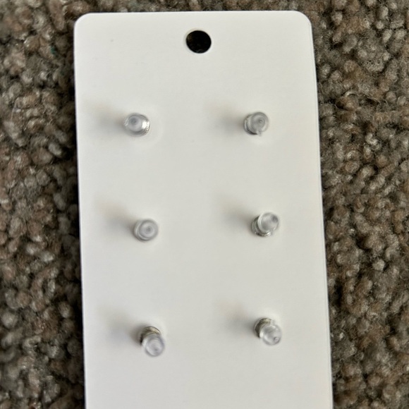 Ocean Animal Earrings Set - Silver, Blue, Black - Picture 3 of 3